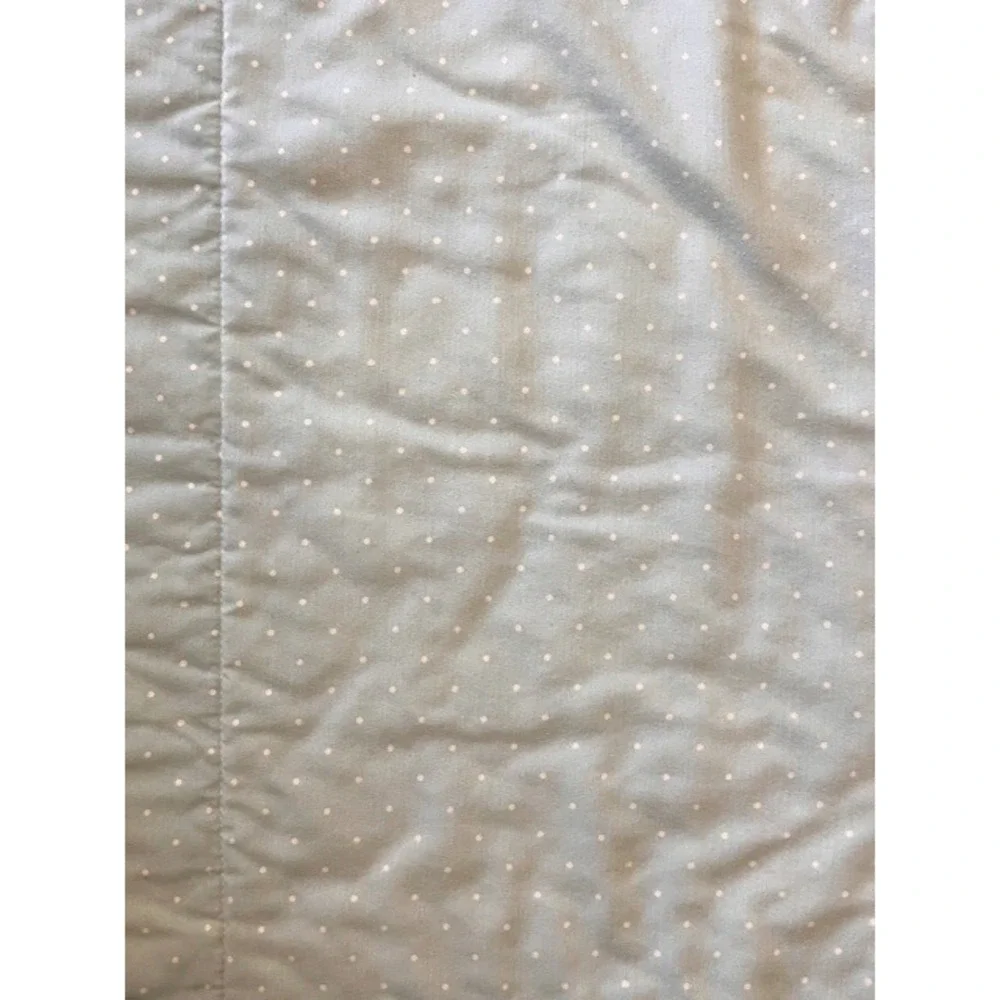 Vintage Pastel Pillow Sham with floral and dots‎